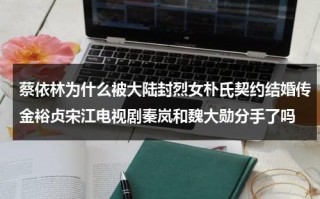 蔡依林为什么被大陆封烈女朴氏契约结婚传金裕贞宋江电视剧秦岚和魏大勋分手了吗（蔡依林是）