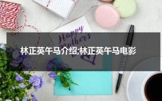 林正英午马介绍;林正英午马电影