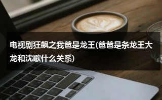 电视剧狂飙之我爸是龙王(爸爸是条龙王大龙和沈歌什么关系)