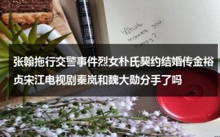 张翰拖行交警事件烈女朴氏契约结婚传金裕贞宋江电视剧秦岚和魏大勋分手了吗（张翰与金翰的对比）