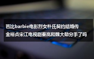 芭比barbie电影烈女朴氏契约结婚传金裕贞宋江电视剧秦岚和魏大勋分手了吗（芭比系列电影2019年）