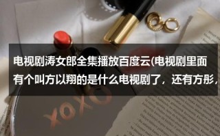 电视剧涛女郎全集播放百度云(电视剧里面有个叫方以翔的是什么电视剧了，还有方彤，和方以安)