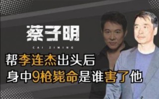 王晶曝李连杰经纪人被枪杀往事，香港影视圈的江湖秘闻