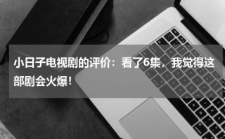 小日子电视剧的评价：看了6集，我觉得这部剧会火爆！