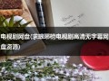 电视剧网盘(求琅琊榜电视剧高清无字幕网盘资源)