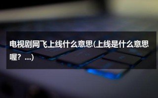 电视剧网飞上线什么意思(上线是什么意思喔？...)