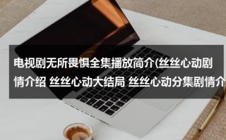 电视剧无所畏惧全集播放简介(丝丝心动剧情介绍 丝丝心动大结局 丝丝心动分集剧情介绍)