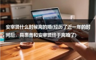 安宰贤什么时候离的婚(经历了近一年的时间后，具惠善和安宰贤终于离婚了)（安宰贤为什么和具惠善结婚）