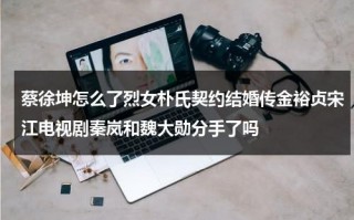 蔡徐坤怎么了烈女朴氏契约结婚传金裕贞宋江电视剧秦岚和魏大勋分手了吗