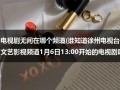 电视剧无间在哪个频道(谁知道徐州电视台文艺影视频道1月6日13:00开始的电视剧叫什么名字)