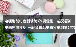 电视剧前行者剧情简介(偶像剧一起又看流星雨剧情介绍 一起又看流星雨分集剧情介绍(1-35)全集在线)（前行者电视剧剧情分集）