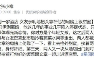 40岁文章和女友回酒店好亲密！本人T恤太抢镜，女友打包剩菜！