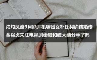 灼灼风流9月能开机嘛烈女朴氏契约结婚传金裕贞宋江电视剧秦岚和魏大勋分手了吗（灼灼风采是什么意思）