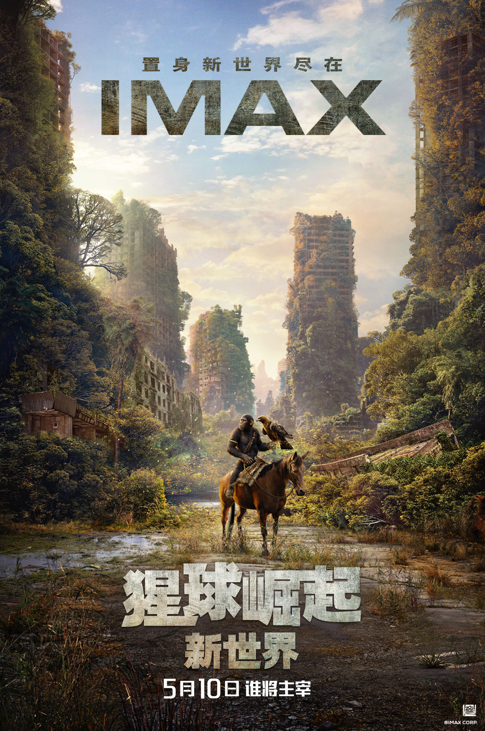 《猩球崛起：新世界》曝IMAX预告 人猿冲突再起（猩球崛起有几部电影）-第1张图片-九妖电影