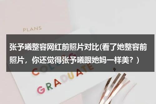 张予曦整容网红前照片对比(看了她整容前照片，你还觉得张予曦跟她妈一样美？)（张予曦整容前后照片）-第1张图片-九妖电影