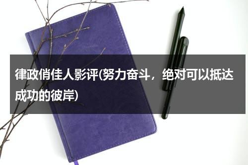 律政俏佳人影评(努力奋斗，绝对可以抵达成功的彼岸)（律政俏佳人的经典台词中文加英文）-第1张图片-九妖电影