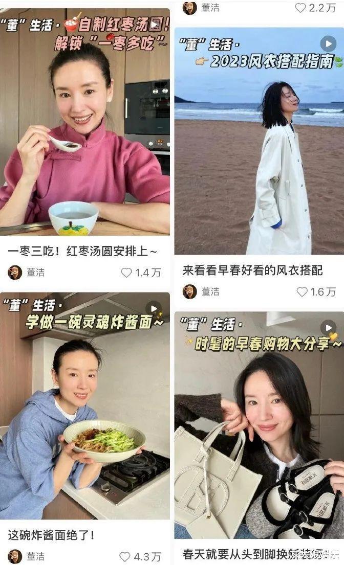 44岁董洁出轨丑男，已洗白，38何洁婚内不忠，上浪姐想翻红（董洁感情）-第4张图片-九妖电影