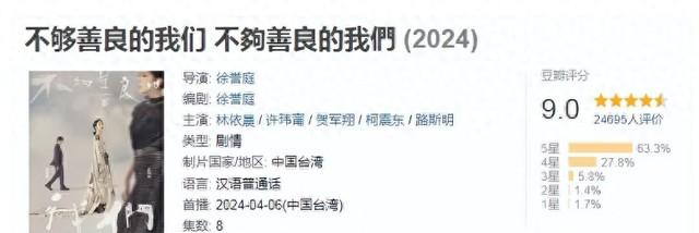 9分，离开内娱5年后，台剧收视女王复出拿下冠军，只有8集，速来-第1张图片-九妖电影