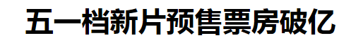 五一档遇冷！9部电影上映，3部预售破千万，《九龙城寨》断层第一（九龙城寨完整版电影）-第1张图片-九妖电影