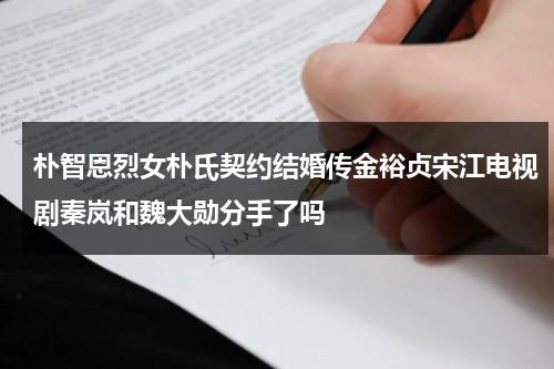 朴智恩烈女朴氏契约结婚传金裕贞宋江电视剧秦岚和魏大勋分手了吗-第1张图片-九妖电影