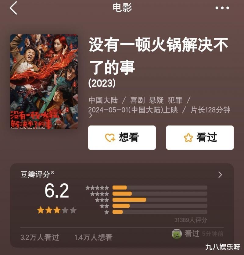 热映电影没人看？《维和防暴队》评分不及格，《火锅》直接撤档-第5张图片-九妖电影