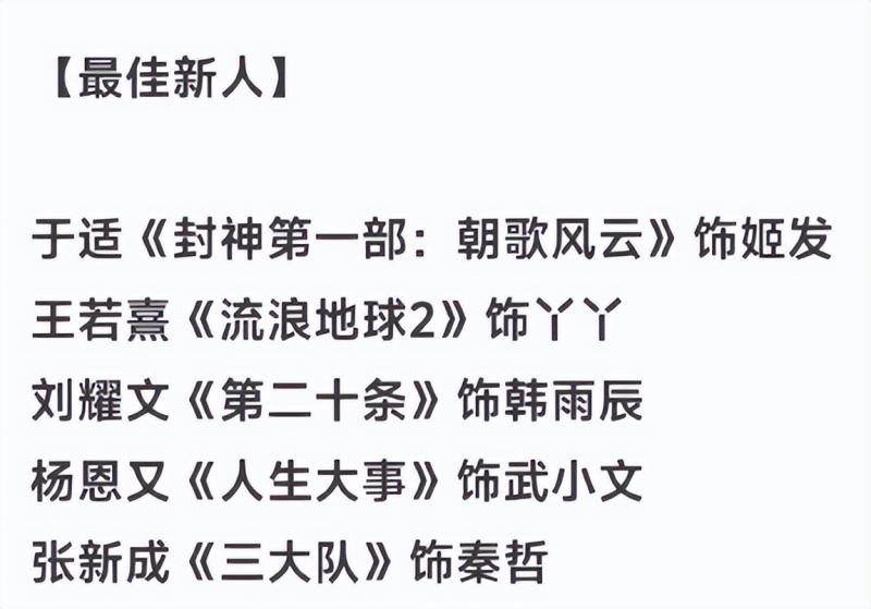 百花奖提名惹争议：百亿票房先生们全军覆没，00后资源咖被强捧-第12张图片-九妖电影