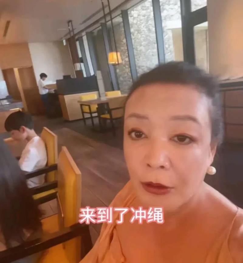 张兰乐享天伦：汪希箖陪奶奶遛弯拉手手，小玥儿长发飘飘像极了妈妈大S-第3张图片-九妖电影