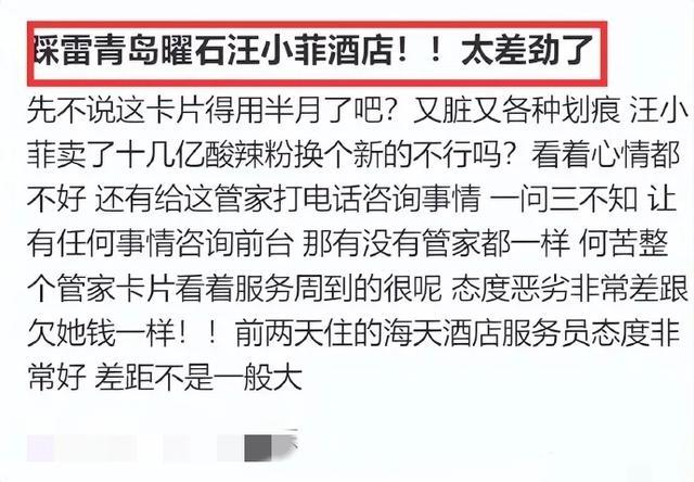 网传汪小菲新酒店被吐槽，真因令人无奈，网友评论说明问题-第4张图片-九妖电影