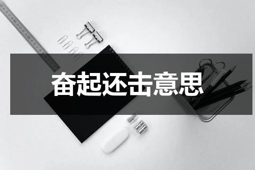 奋起还击意思-第1张图片-九妖电影