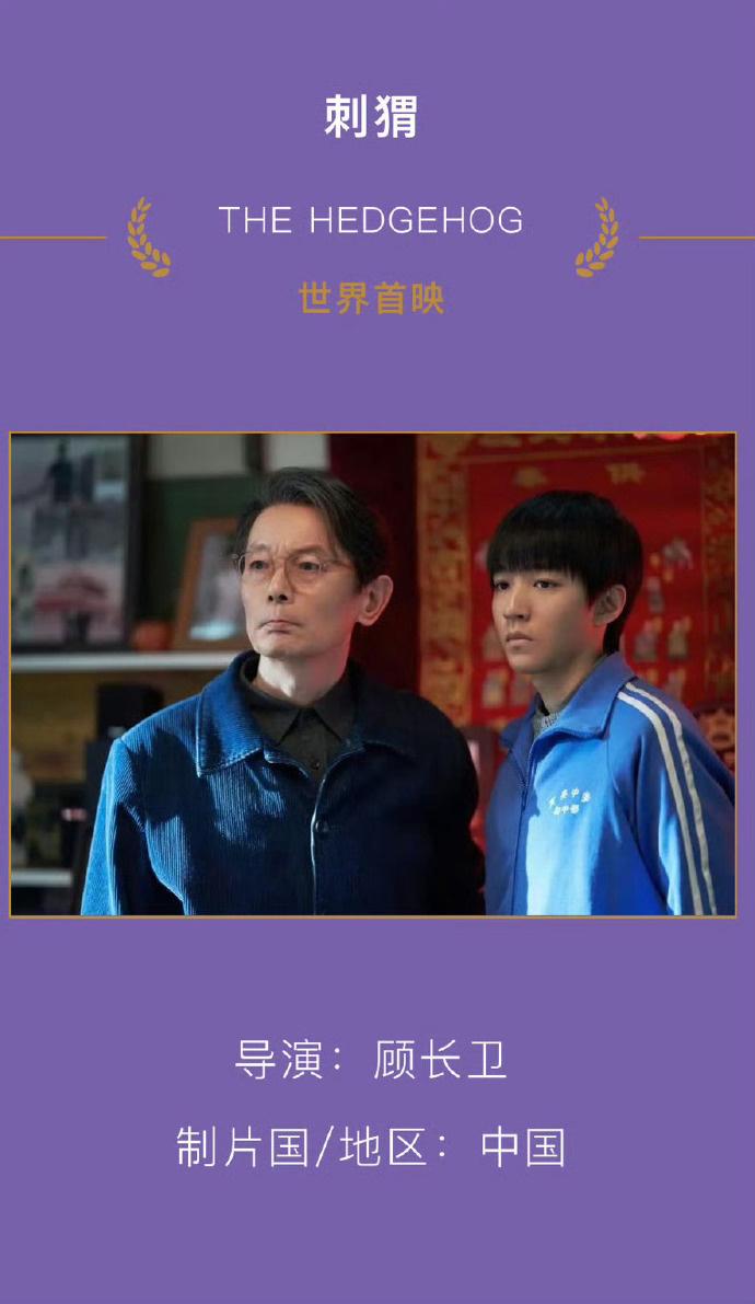 顾长卫《刺猬》入围金爵奖 葛优王俊凯成“病友”-第1张图片-九妖电影