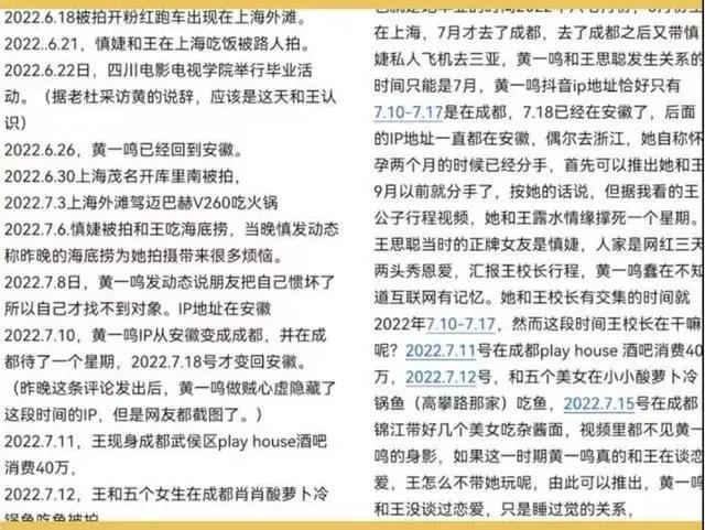 王思聪被曝从未跟黄一鸣恋爱，相处不到一周，慎婕才是当时正主-第4张图片-九妖电影