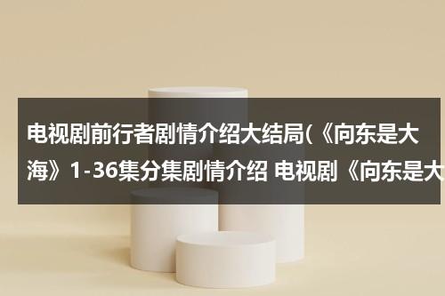 电视剧前行者剧情介绍大结局(《向东是大海》1-36集分集剧情介绍 电视剧《向东是大海》全集剧情介绍)（向前行进是什么意思网络用语）-第1张图片-九妖电影