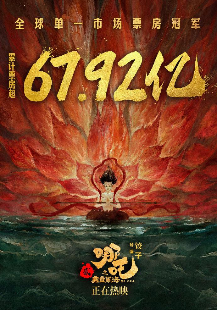 计划有变！《哪吒2》登顶全球影史单一市场票房榜（哪吒票房破49亿美金）-第1张图片-九妖电影